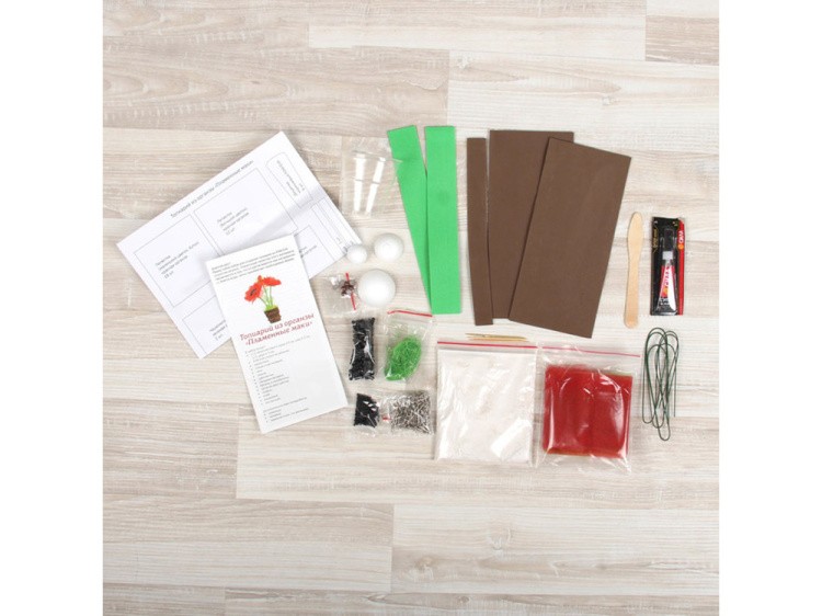 Набор для создания топиария «Пламенные маки» — картинка 2