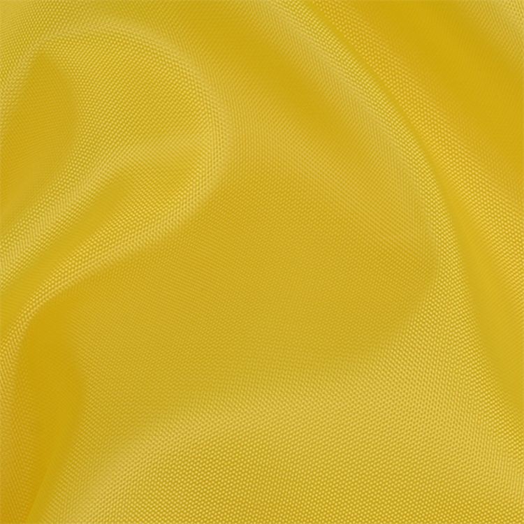 Ткань подкладочная Таффета, 10 м x 150 см, 80 г/м², цвет: желтый, IDEAL