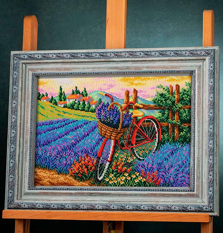 Набор вышивки бисером «Запах лаванды» — картинка 5