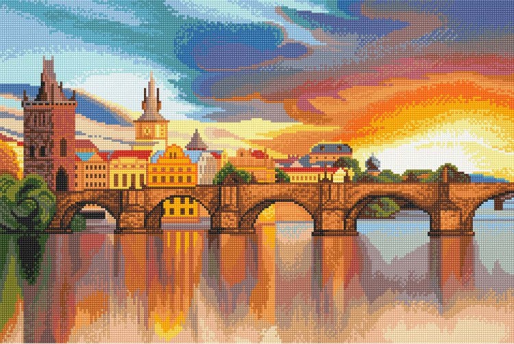 Алмазная вышивка «Прага» — картинка 2