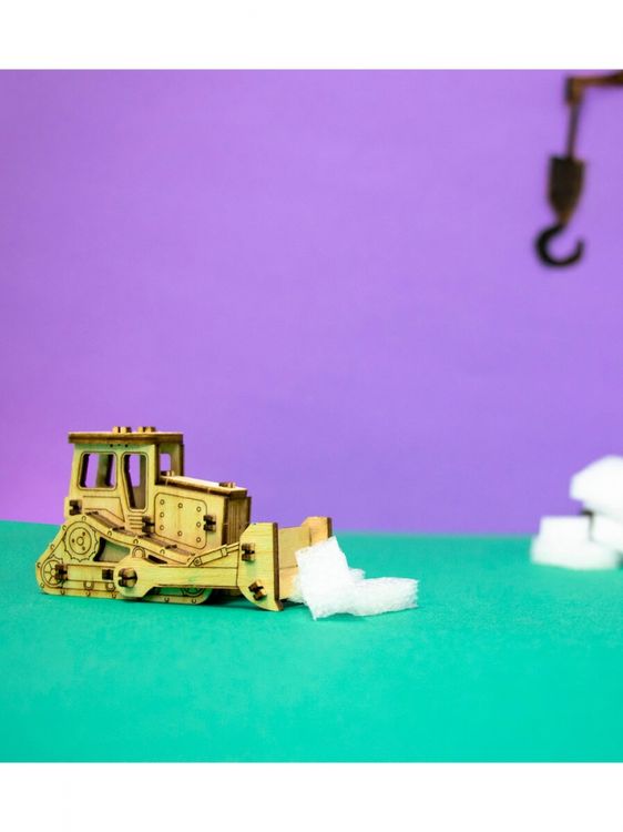 Конструктор из дерева «Трактор», UNIWOOD — картинка 2