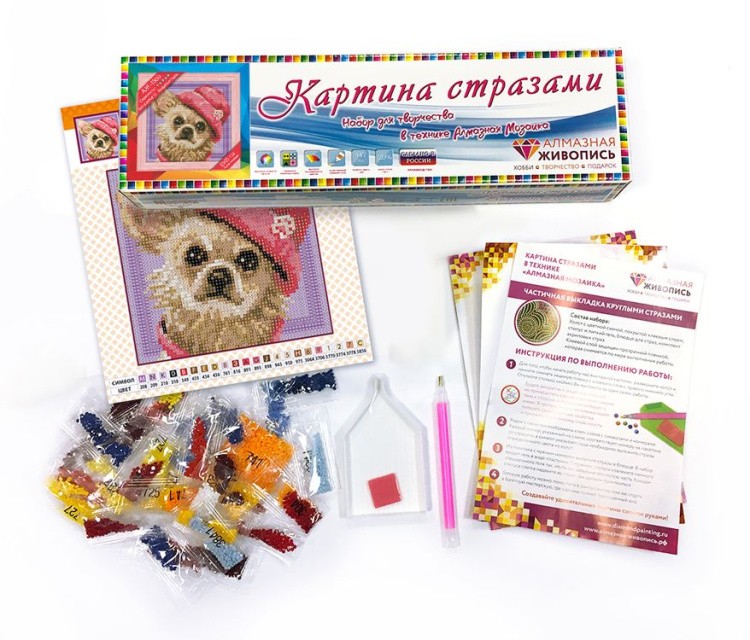 Алмазная вышивка «Чихуахуа» — картинка 3