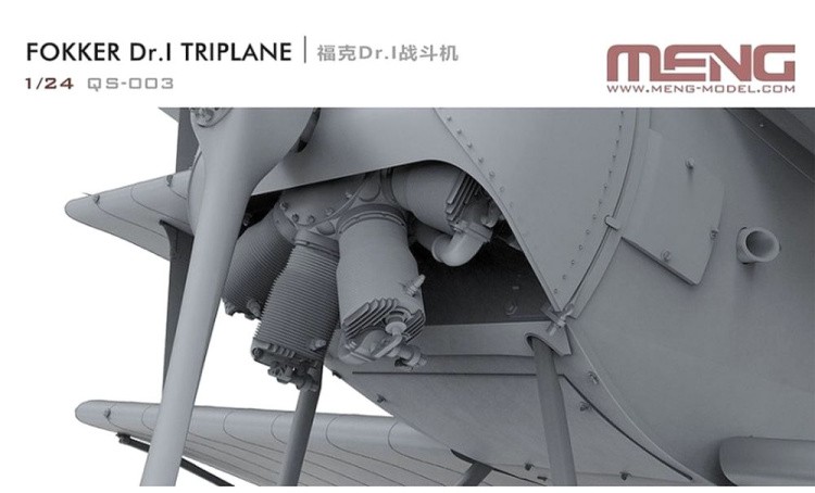 Сборная модель «Самолет Fokker Dr. I Triplane», MENG — картинка 3