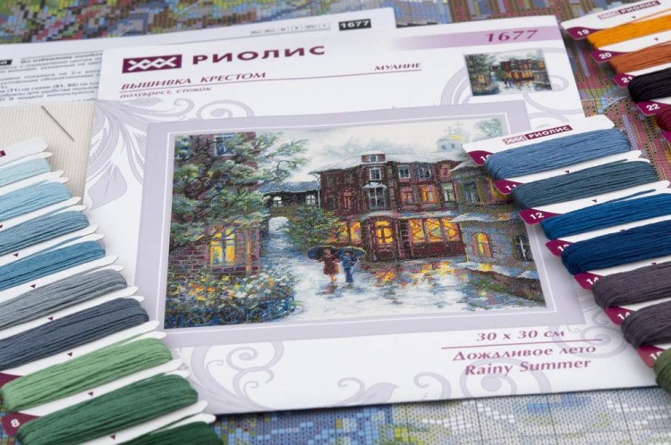 Набор для вышивания «Дождливое лето» — картинка 5
