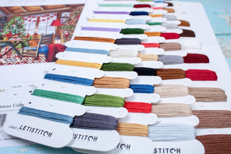 Набор для вышивания «Christmas Cabin (Рождественская хижина)» — картинка 2