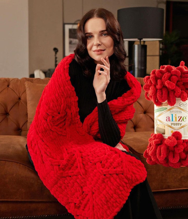 Пряжа ALIZE Puffy (262), беж, 5 шт. по 100 г — картинка 11