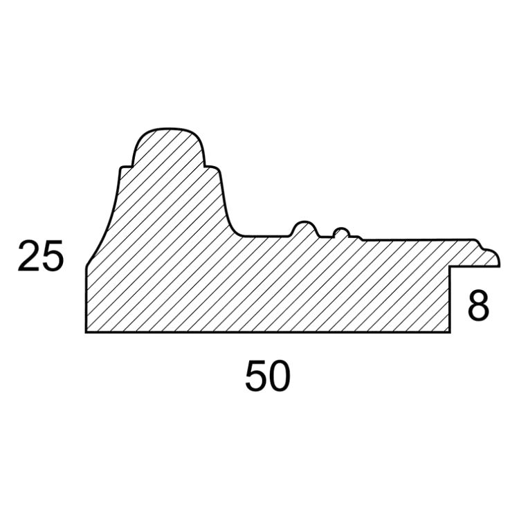 Багетная рама без стекла «Gloria», 40х50 см — картинка 4