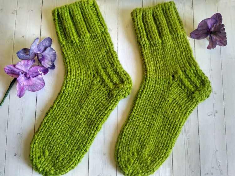 Пряжа Пехорка Осенняя (447), горчица, 5 шт. по 200 г — картинка 3