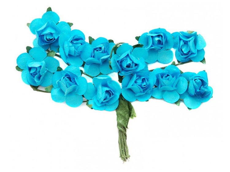 Набор цветов «Роза синяя»