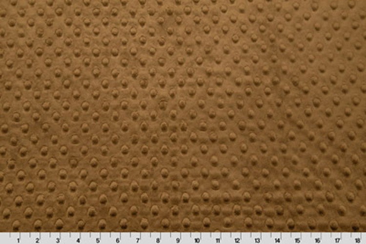 Плюш CUDDLE DIMPLE, 48x48 см, 455 г/м2, 100% полиэстер, цвет: CARAMEL, Peppy