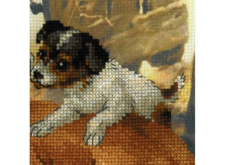 Набор для вышивания «Жеребенок и щенок» — картинка 3