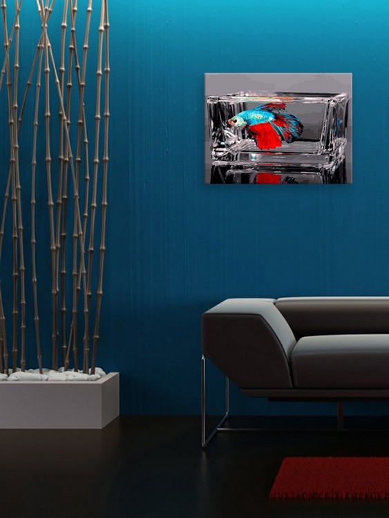 Картина по номерам «За стеклом» — картинка 9