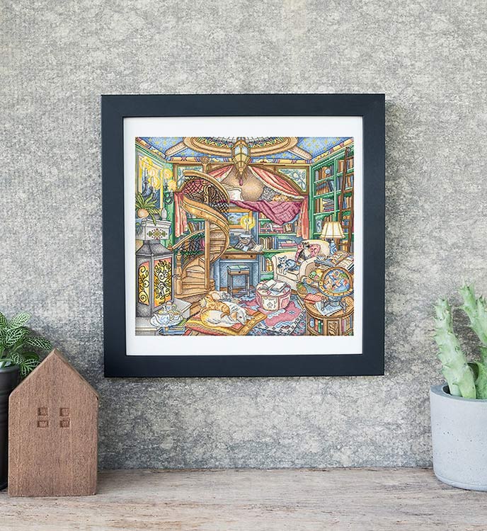 Набор для вышивания «Home Library (Домашняя библиотека)» — картинка 4