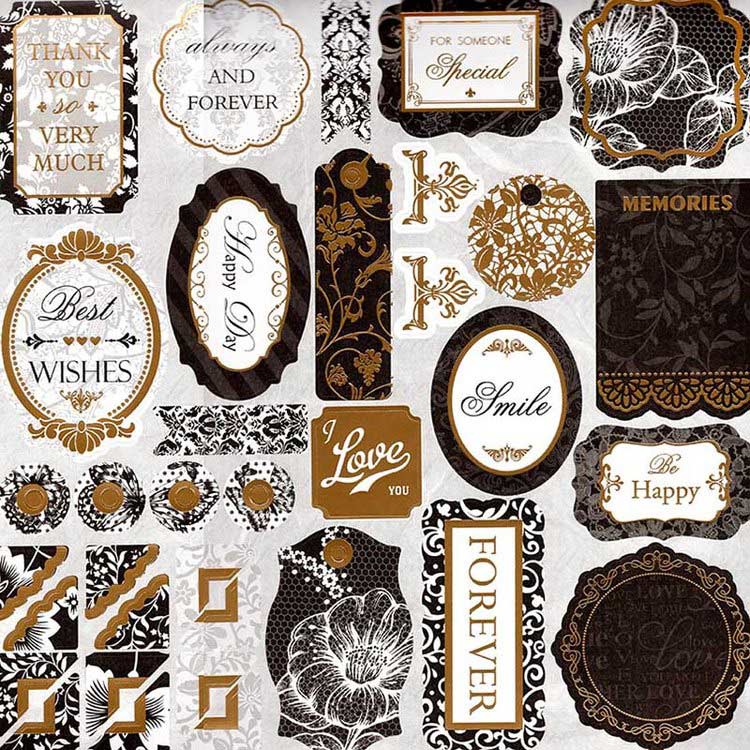 Набор бумаги «Золотое барокко» — картинка 8