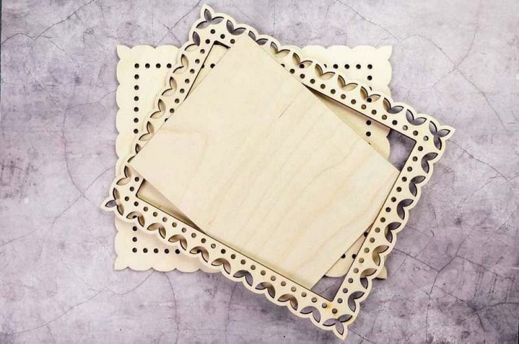 Рамка «Листики», средняя, ажурная, 14,5x18,2 см — картинка 2