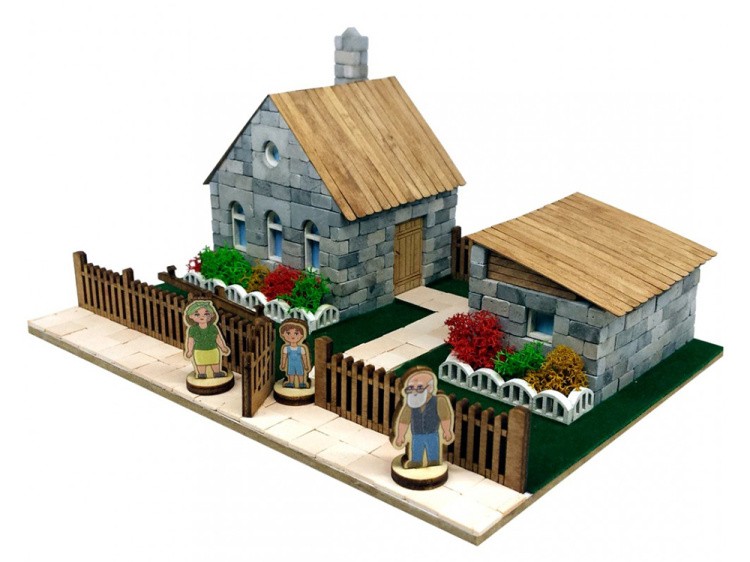 Конструктор из кирпичиков «Деревенский дом» — картинка 3