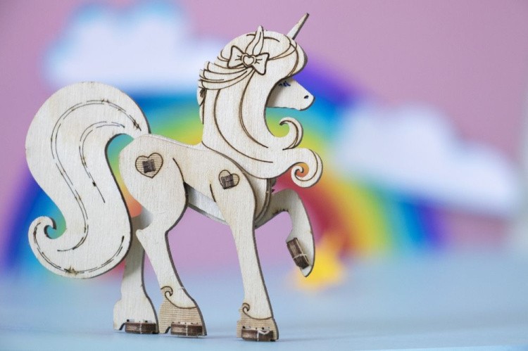 Конструктор из дерева «Единорог», UNIWOOD — картинка 3