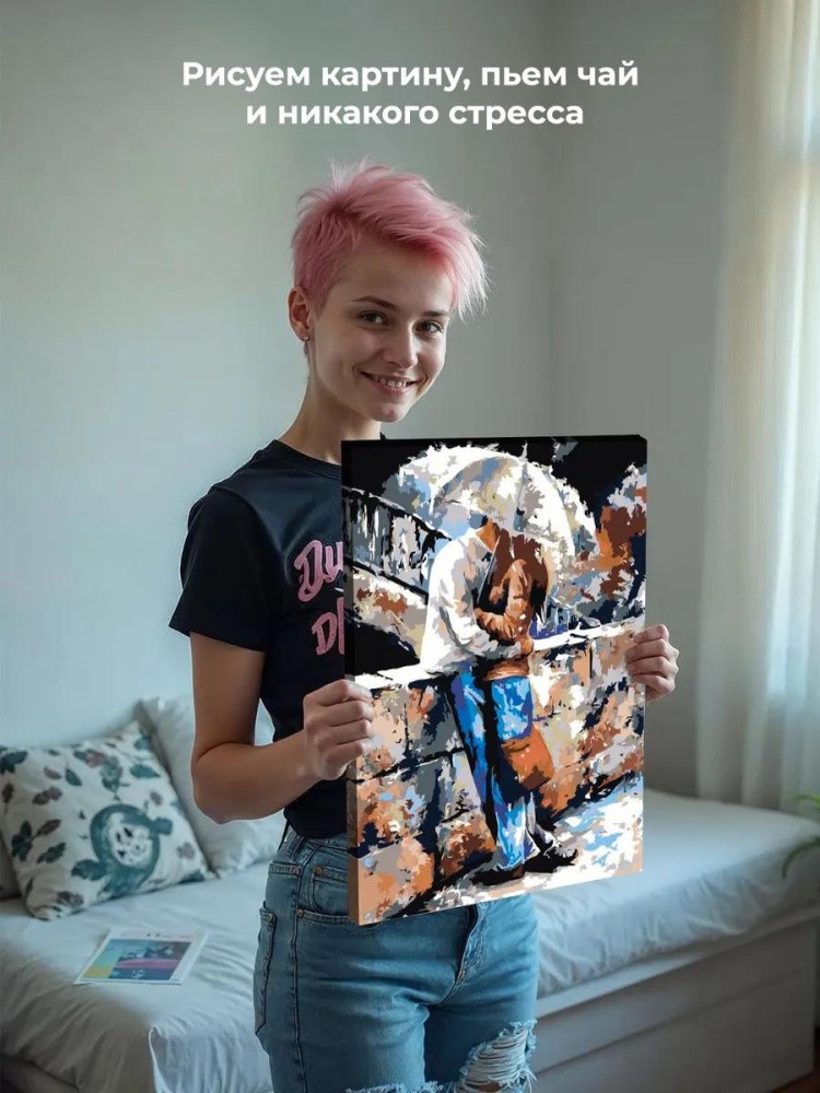 Картина по номерам «Встреча» — картинка 7