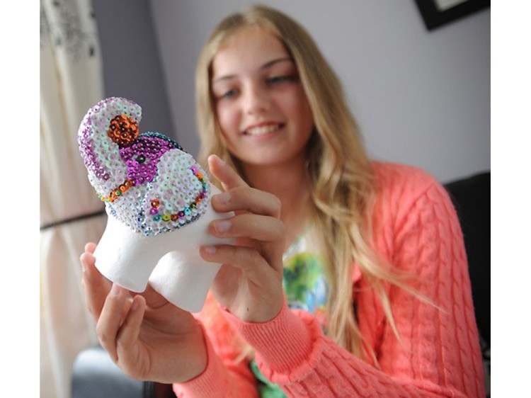 Объемная фигурка из пайеток «Слон» — картинка 2