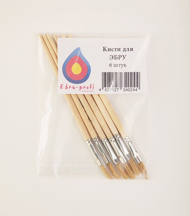 Кисти для эбру (6 шт.), Эбру-Профи — картинка 4