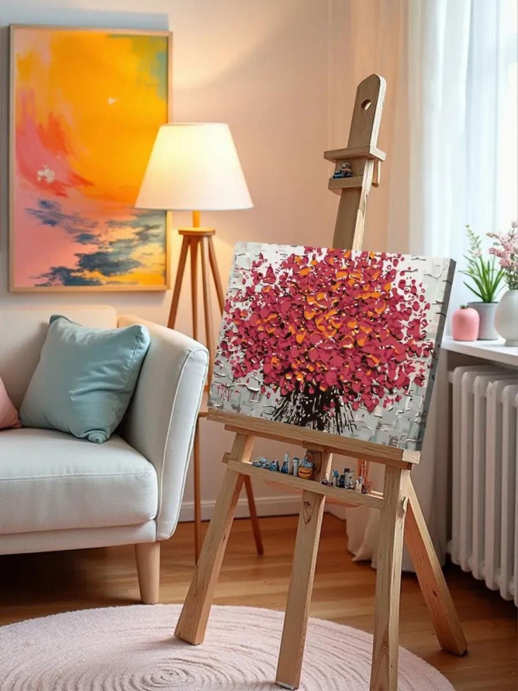 Картина по номерам «Абстрактный букет» — картинка 10