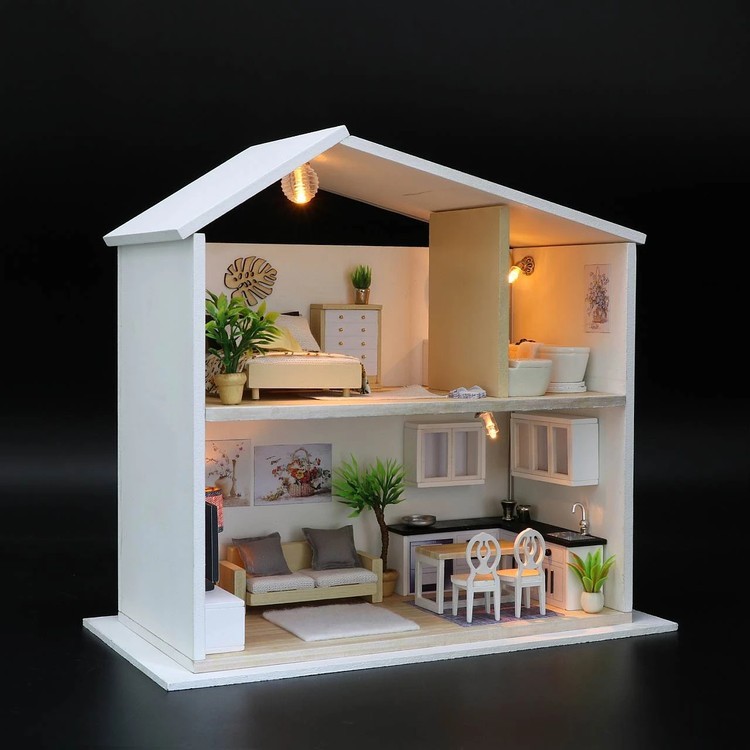 Набор для создания миниатюры (румбокс) «Уютное гнездышко» — картинка 3