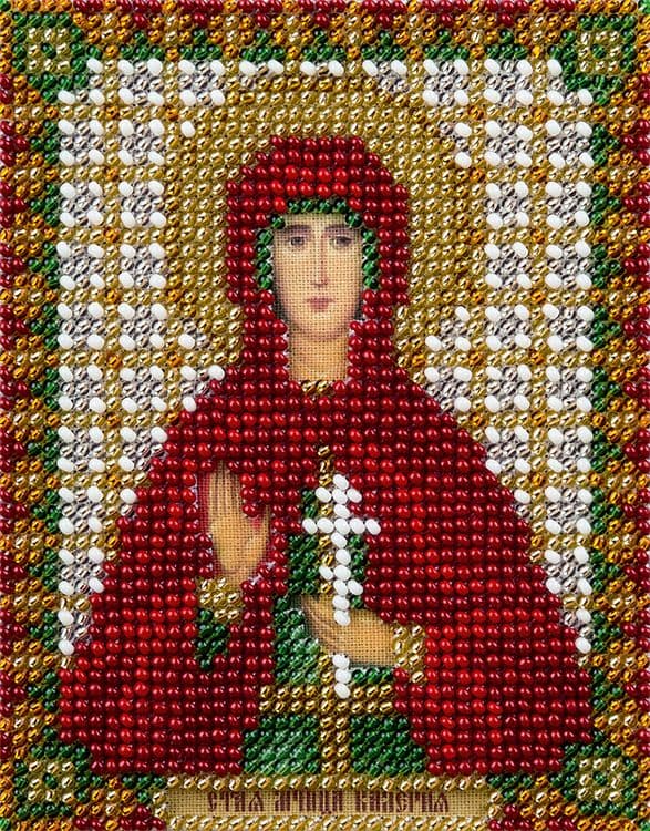 Набор для вышивания «Икона Святой мученицы Калерии (Валерии) Кесарийской»