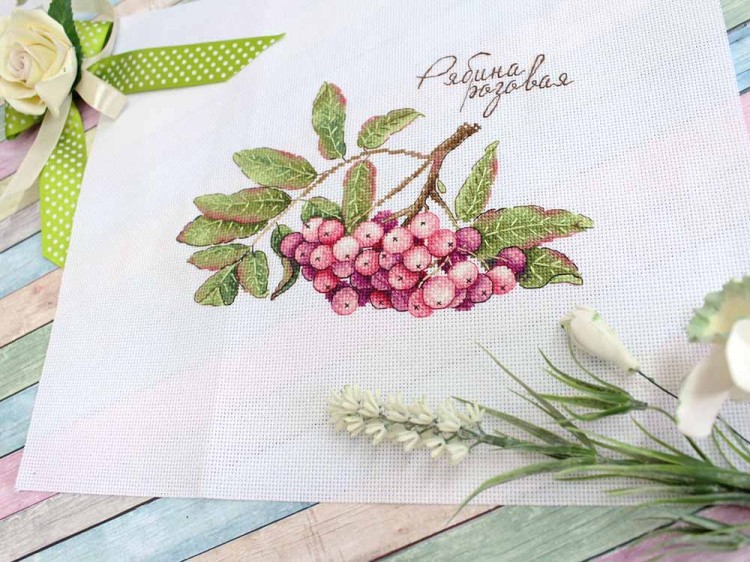 Набор для вышивания «Дары природы. Рябина розовая» — картинка 5