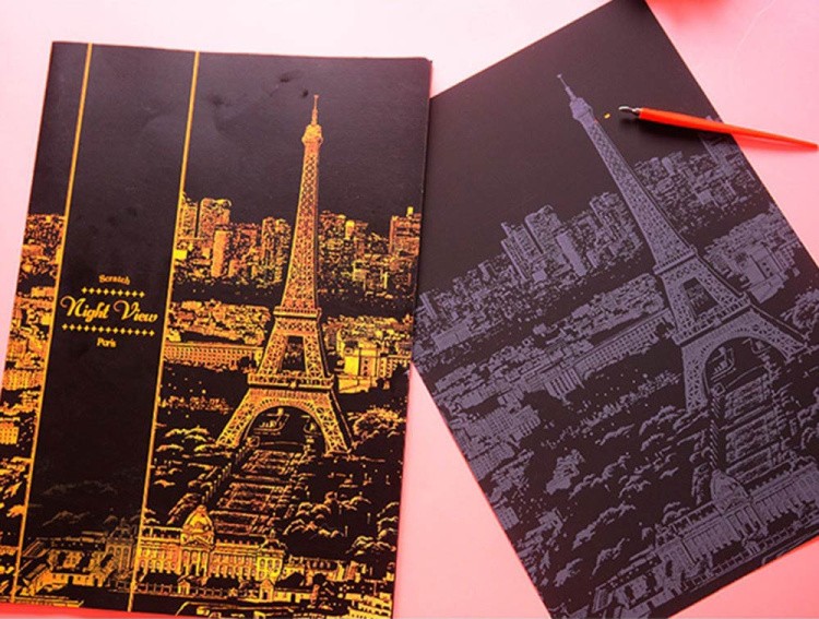 Скретч-набор «Париж» — картинка 3