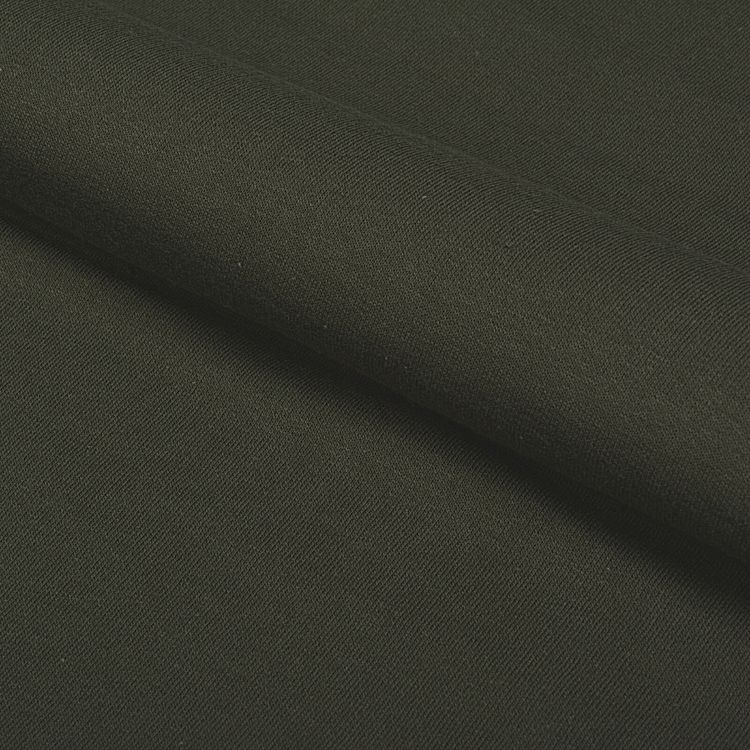 Ткань трикотаж Футер 2х нитка, опененд, 10 м x 200 см, 190 г/м², цвет: хаки, TBY — картинка 4