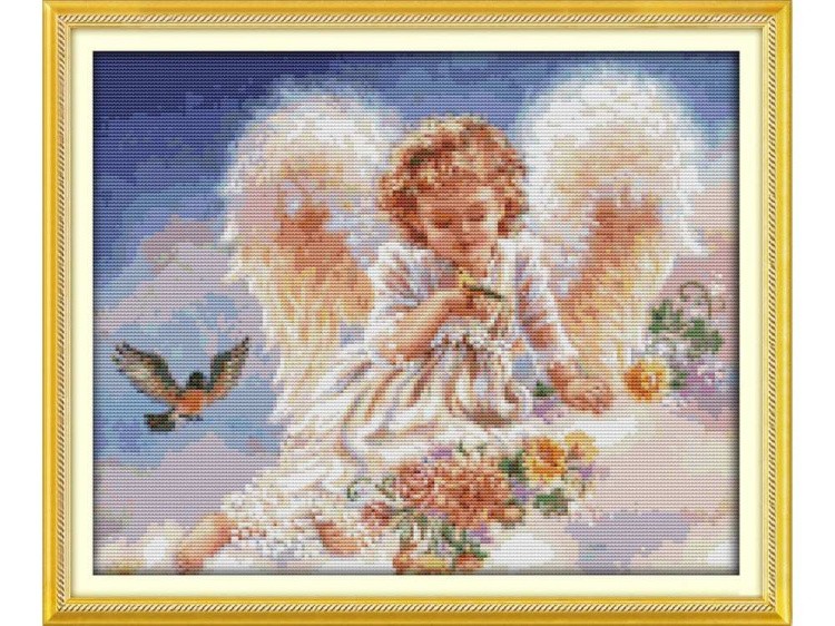 Набор для вышивания «Ангел с птичками» — картинка 2