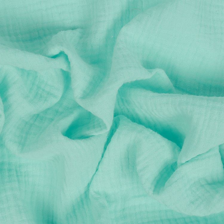 Ткань Муслин, 1 м х 130 см, 125 г/м², цвет: тиффани, TBY — картинка 3
