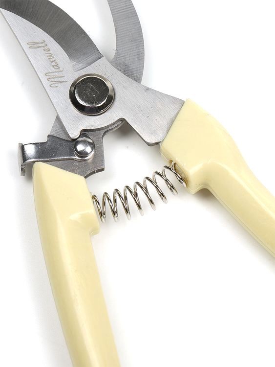 Секатор Maxwell изогнутое лезвие, 55/180 мм, ручки беж. пластик — картинка 11