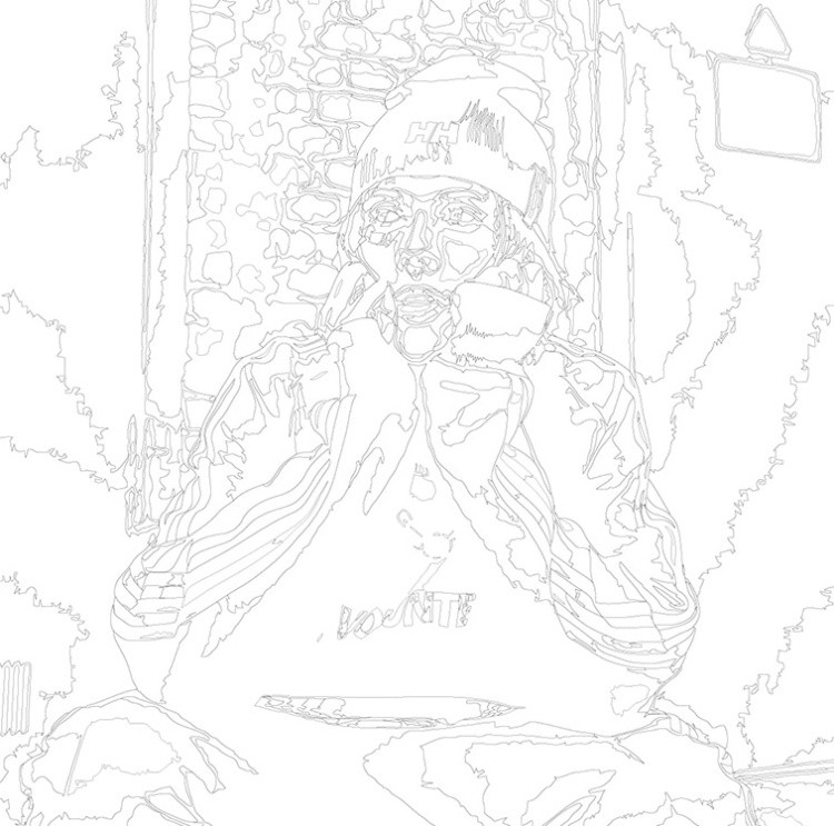 Картина по номерам «Рок и рэп музыкант Джизус DZHIZUS 6» — картинка 3