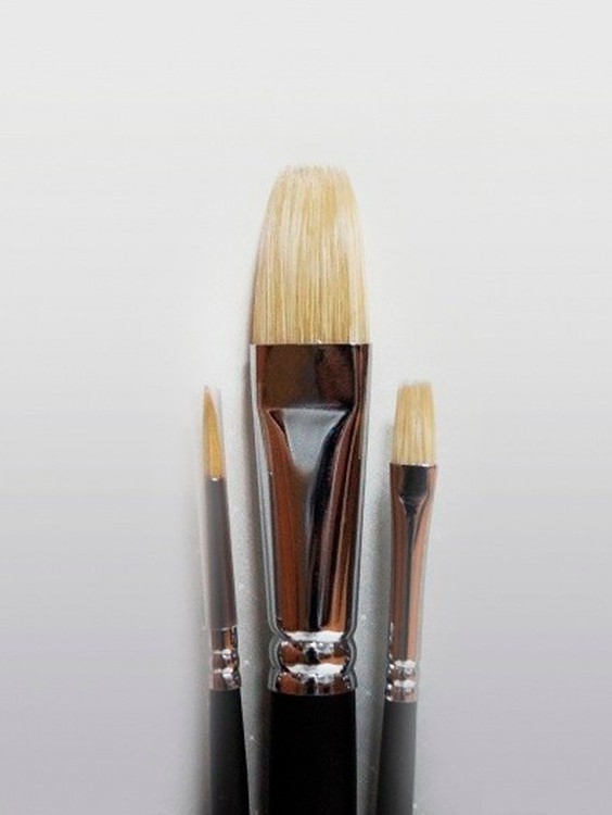 Набор кистей из щетины Малевичъ (3 кисти) — картинка 2