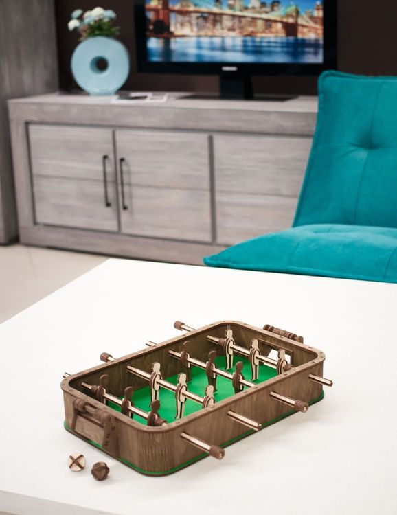 Конструктор деревянный 3D «Настольный футбол», Eco Wood Art — картинка 4
