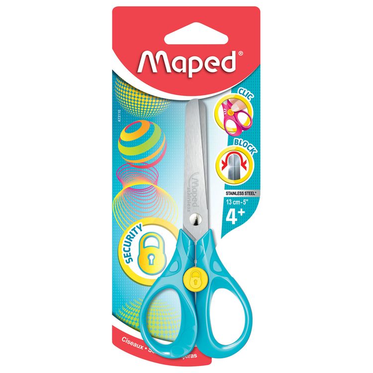 Ножницы «Security 3D», 13 см, с блокировкой лезвий, MAPED — картинка 2