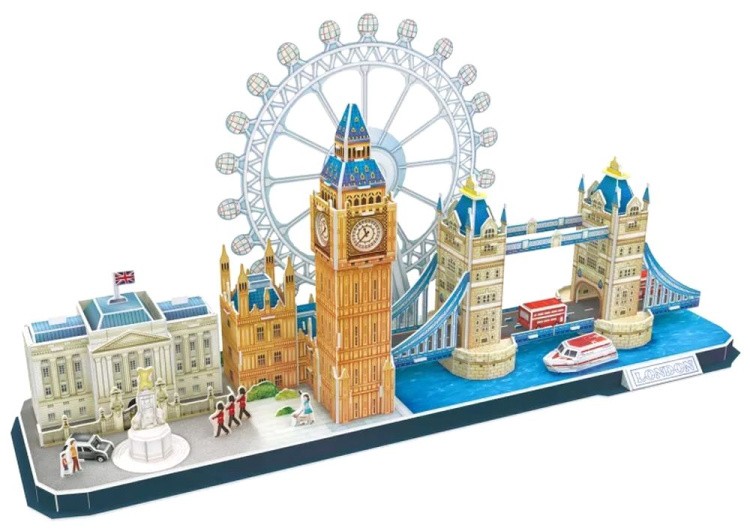 3D пазл CubicFun «CityLine. Лондон» — картинка 2