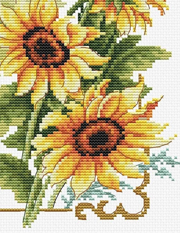 Набор для вышивания «Родные просторы. Подсолнухи» — картинка 5