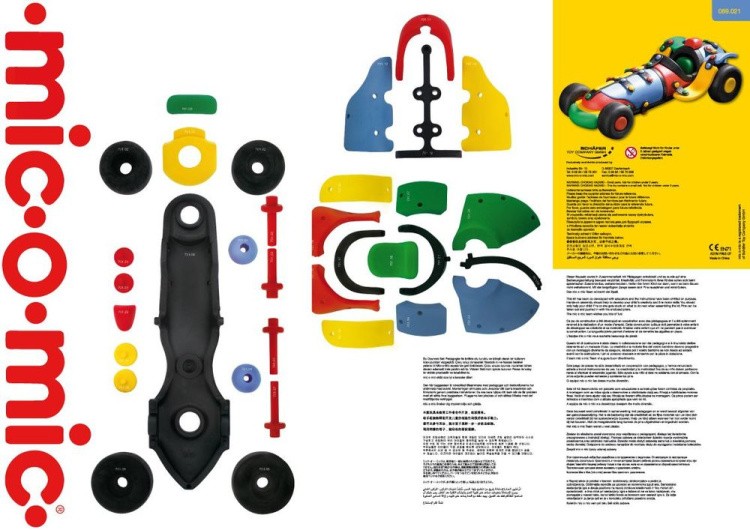 Конструктор Mic-o-mic «Автомобиль гоночный» — картинка 4