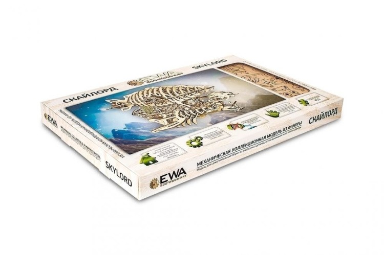 Конструктор из дерева Дирижабль Skylord, Eco Wood Art — картинка 4