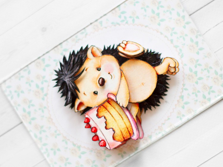 Папертоль «Праздник у ёжика» — картинка 3