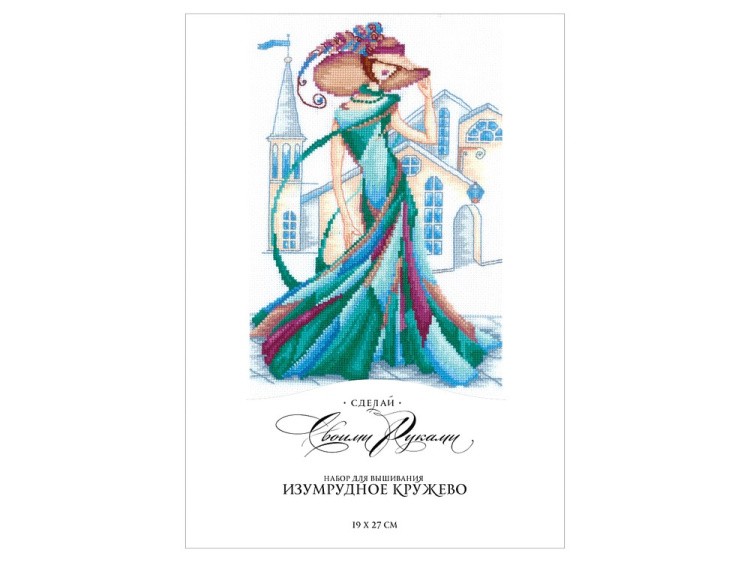 Набор для вышивания «Изумрудное кружево» — картинка 2