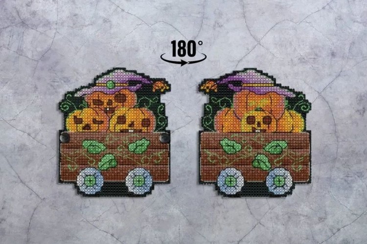 Набор для вышивания «Тыквенный вагон» — картинка 4