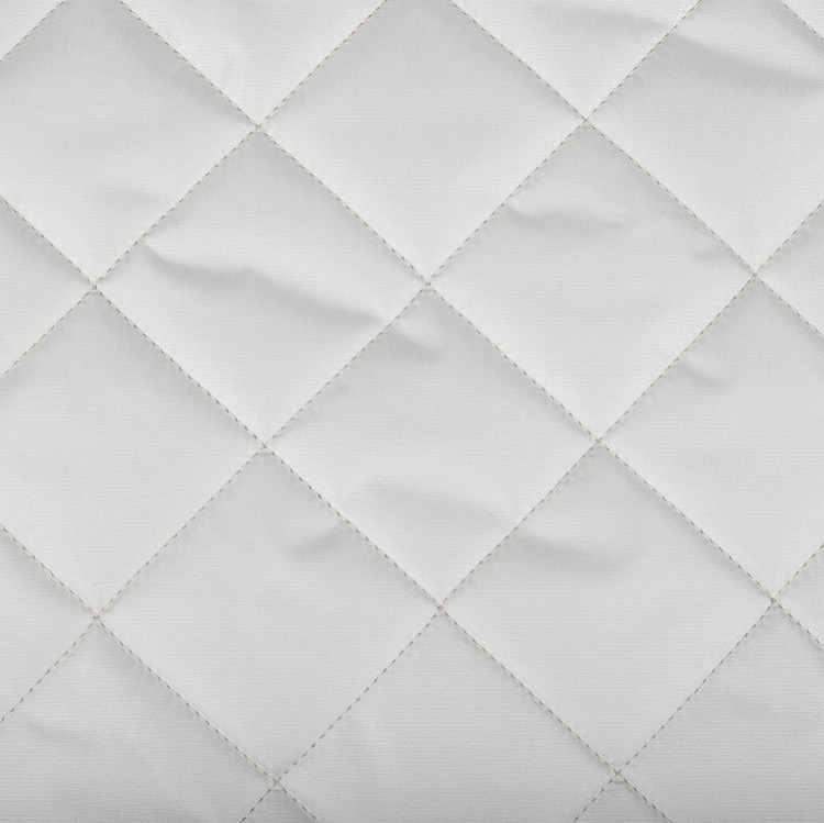 Ткань стежка ниточная Dewspo, ромб 5,5 см, 5 м x 150 см, 230 г/м², цвет: белый, TBY