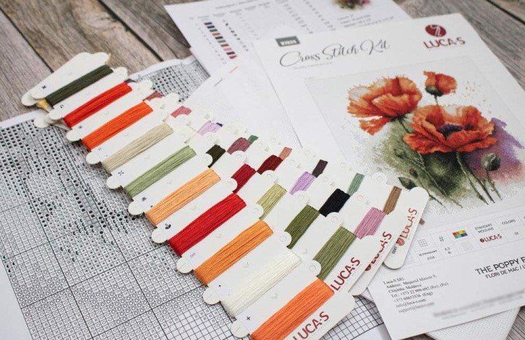 Набор для вышивания «Цветы маки» — картинка 5