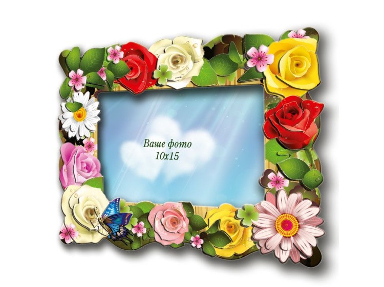 Объемная фоторамка «В летнем саду» — картинка 3