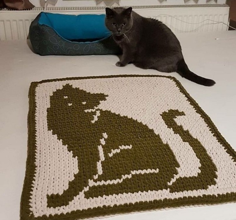 Пряжа ALIZE Puffy More (6270), черный-молочный, 5 шт. по 150 г — картинка 2