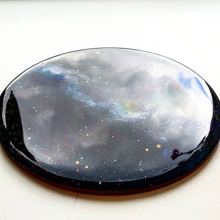 Набор для создания картины эпоксидной смолой MixArt Resin BOX Крайний космос — картинка 2