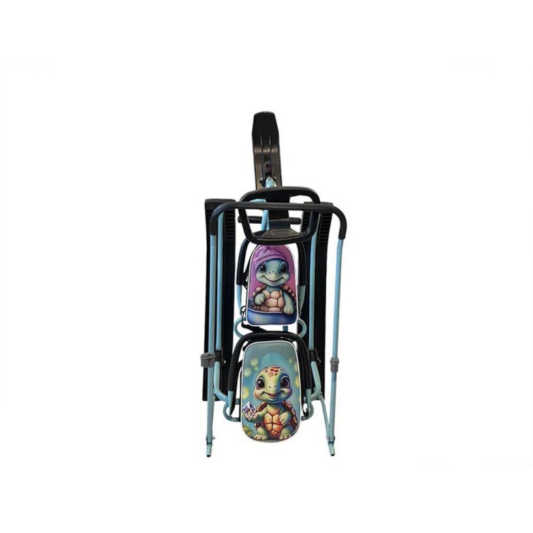 Снегокат детский 505 TWINS BABY PUSH для двоих со спинкой — картинка 4